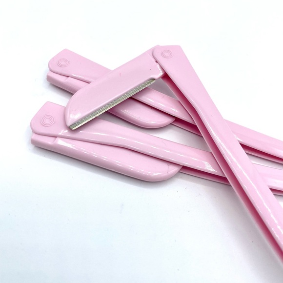 Set of 3 pink eyebrow razors - Picture 1 of 3